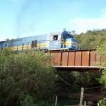 Ferrocarril en puentered