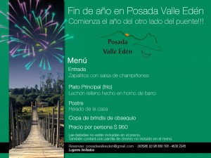 Afiche cena fin de año